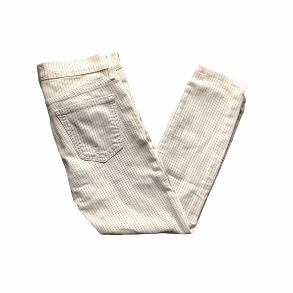 Anthropologie Made in USA Pinstripe Jeans - Picture 2 of 6